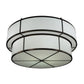 2nd Ave Lighting Jayne 72" Wide 2 Tier Semi-Flushmount With Mahogany Bronze Finish