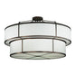 2nd Ave Lighting Jayne 72" Wide 2 Tier Semi-Flushmount With Mahogany Bronze Finish