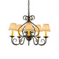 2nd Ave Lighting Jenna 24" Wide 5 Light Chandelier in French Bronze Finish