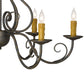 2nd Ave Lighting Jenna 36" Wide 6 Light Chandelier in French Bronze Finish