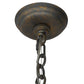 2nd Ave Lighting Jenna 36" Wide 6 Light Chandelier in French Bronze Finish