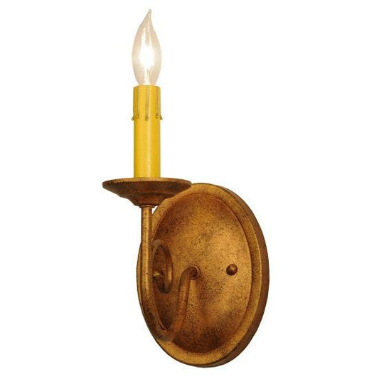 2nd Ave Lighting Jenna 5" Wide 1 Light Wall Sconce in Autumn Leaf Finish