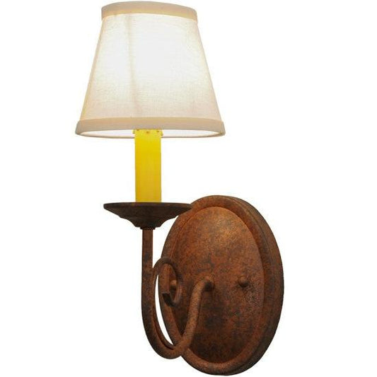 2nd Ave Lighting Jenna 5" Wide 1 Light Wall Sconce in Rusty Nail Finish