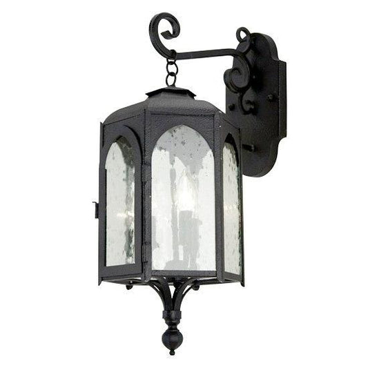 2nd Ave Lighting Jonquil 10" Wide Wall Sconce in Blackwash Finish