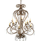 2nd Ave Lighting Josephine 49" Wide 10 LT Chandelier in Spanish Gold Finish