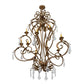 2nd Ave Lighting Josephine 49" Wide 10 LT Chandelier in Spanish Gold Finish