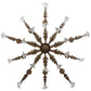 2nd Ave Lighting Josephine 49" Wide 10 LT Chandelier in Spanish Gold Finish