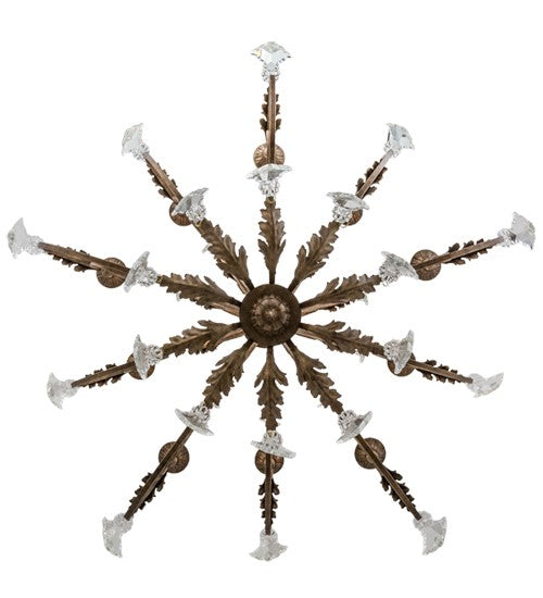 2nd Ave Lighting Josephine 49" Wide 10 LT Chandelier in Spanish Gold Finish