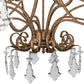 2nd Ave Lighting Josephine 49" Wide 10 LT Chandelier in Spanish Gold Finish