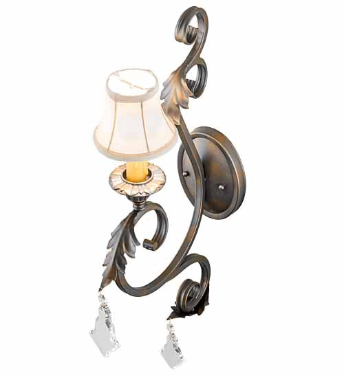 2nd Ave Lighting Josephine 5" Wall Sconce in French Bronze Finish