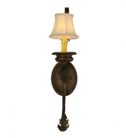 2nd Ave Lighting Josephine 5" Wide Wall Sconce in Gilded Tobacco Finish