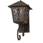 2nd Ave Lighting Julie 9" Wide Wall Sconce in Gilded Tobacco Finish