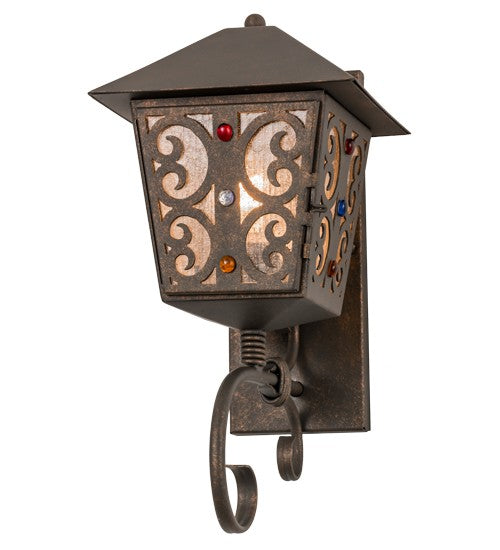 2nd Ave Lighting Julie 9" Wide Wall Sconce in Gilded Tobacco Finish