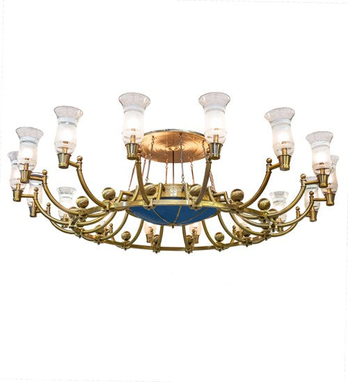 2nd Ave Lighting Kahe 168" Chandelier in Brass Black Hills Gold Finish