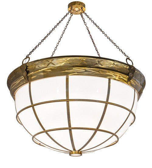 2nd Ave Lighting Kahe 72" Inverted Pendant in Brass Black Hills Gold Finish