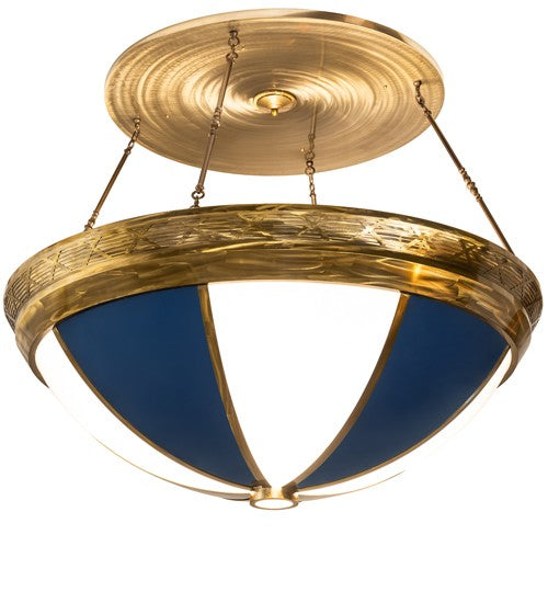 2nd Ave Lighting Kahe 72" Pendant in Brass Black Hills Gold Finish