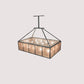 2nd Ave Lighting Kaplan 66" Oblong Pendant in Smoke Finish