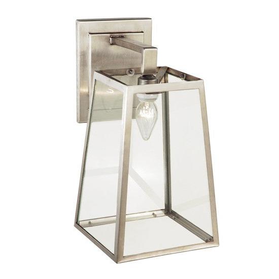 2nd Ave Lighting Kellie 9.25" Wide Wall Sconce in Brushed Stainless Steel Finish