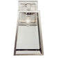 2nd Ave Lighting Kellie 9.25" Wide Wall Sconce in Brushed Stainless Steel Finish
