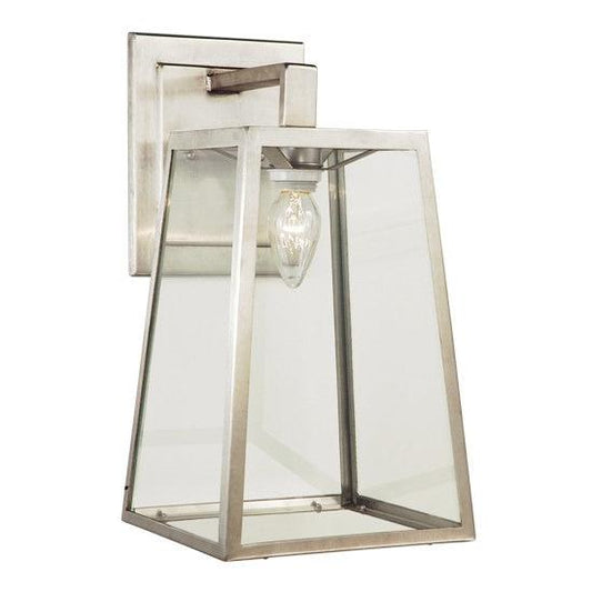 2nd Ave Lighting Kellie 9.25" Wide Wall Sconce in Brushed Stainless Steel Finish