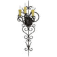 2nd Ave Lighting Kenna 14" Wide 3 Light Wall Sconce in Gilded Tobacco Finish