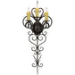 2nd Ave Lighting Kenna 14" Wide 3 Light Wall Sconce in Gilded Tobacco Finish
