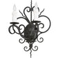 2nd Ave Lighting Kenneth 14" Wide 2 Light Wall Sconce in Smoke Finish