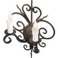 2nd Ave Lighting Kenneth 14" Wide 2 Light Wall Sconce in Smoke Finish