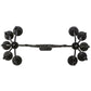 2nd Ave Lighting Kenneth 42" Long 10 Light Oblong Chandelier in Antique Iron Gate Finish