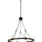 2nd Ave Lighting Kenosha 36" Wide 6 Light Chandelier in Oil Rubbed Bronze Finish