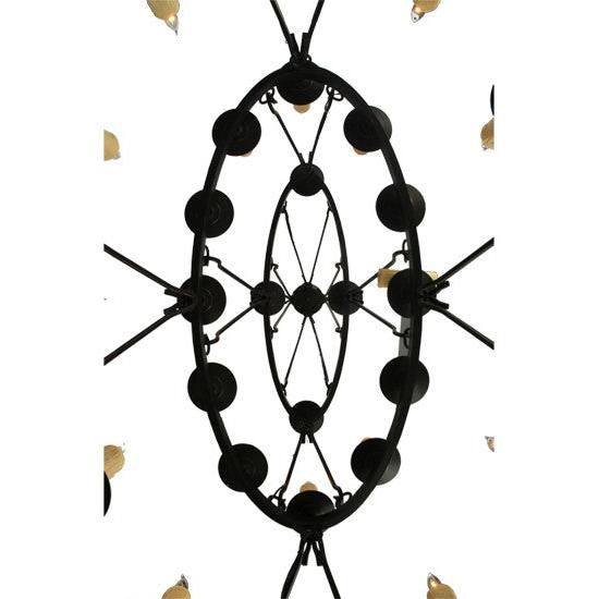 2nd Ave Lighting Kenosha 60" 28 LT Three Tier Oblong Chandelier