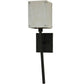 2nd Ave Lighting Kerasa 8" Wide Wall Sconce in Textured Black Finish