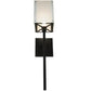 2nd Ave Lighting Kerasa 8" Wide Wall Sconce in Textured Black Finish