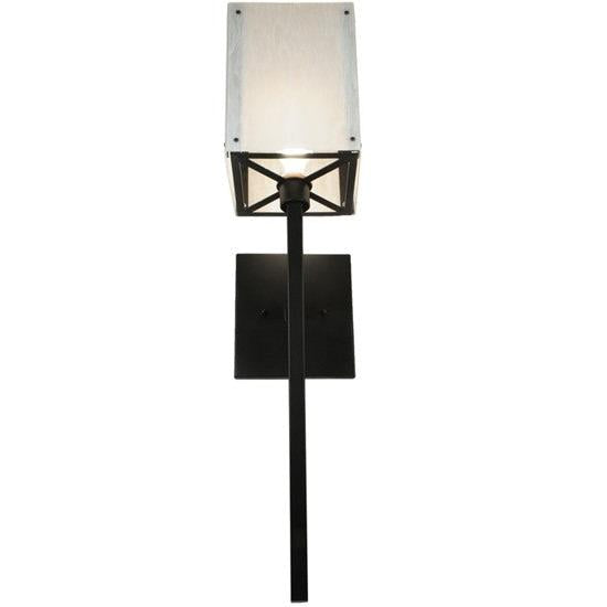 2nd Ave Lighting Kerasa 8" Wide Wall Sconce in Textured Black Finish