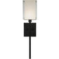 2nd Ave Lighting Kerasa 8" Wide Wall Sconce in Textured Black Finish