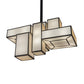 2nd Ave Lighting Kiska 58" Oblong Pendant in Pewter Finish