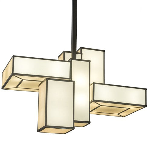 2nd Ave Lighting Kiska 58" Oblong Pendant in Pewter Finish