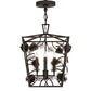 2nd Ave Lighting Kitzi 14" Pinecone Pendant in Chestnut Finish