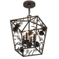 2nd Ave Lighting Kitzi 14" Pinecone Pendant in Chestnut Finish