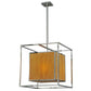 2nd Ave Lighting Kitzi 22" Box Pendant in Chrome Finish