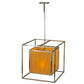2nd Ave Lighting Kitzi 22" Box Pendant in Chrome Finish