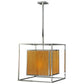 2nd Ave Lighting Kitzi 22" Box Pendant in Chrome Finish