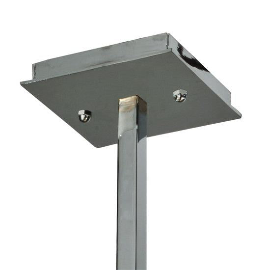 2nd Ave Lighting Kitzi 22" Box Pendant in Chrome Finish