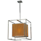 2nd Ave Lighting Kitzi 22" Box Pendant in Chrome Finish