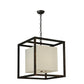 2nd Ave Lighting Kitzi 22" Box Pendant in Flemish Bronze Finish