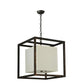 2nd Ave Lighting Kitzi 22" Box Pendant in Flemish Bronze Finish