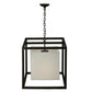 2nd Ave Lighting Kitzi 22" Box Pendant in Flemish Bronze Finish