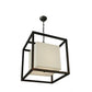 2nd Ave Lighting Kitzi 22" Box Pendant in Flemish Bronze Finish