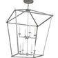2nd Ave Lighting Kitzi 36" Tapered Pendant in Nickel Finish