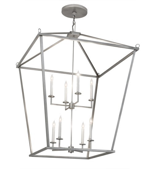 2nd Ave Lighting Kitzi 36" Tapered Pendant in Nickel Finish